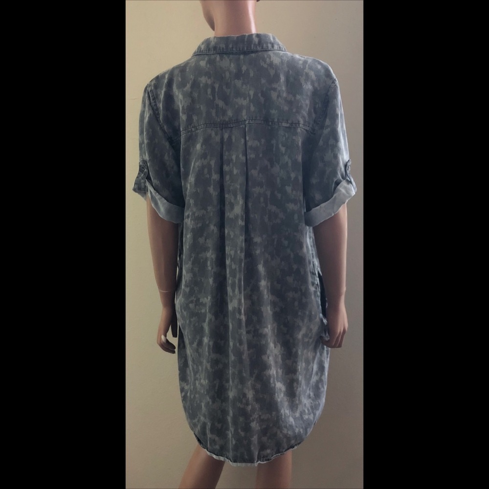 Philosophy Shirt Dress w/ Pockets - Picture 6 of 6